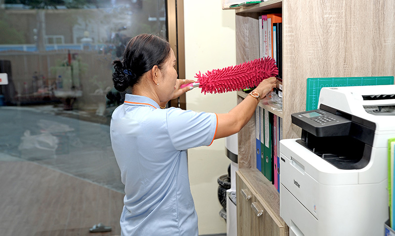 มุ่งมั่น ในความสะอาด ใส่ใจในคุณภาพ บริการด้วยรอยยิ้ม